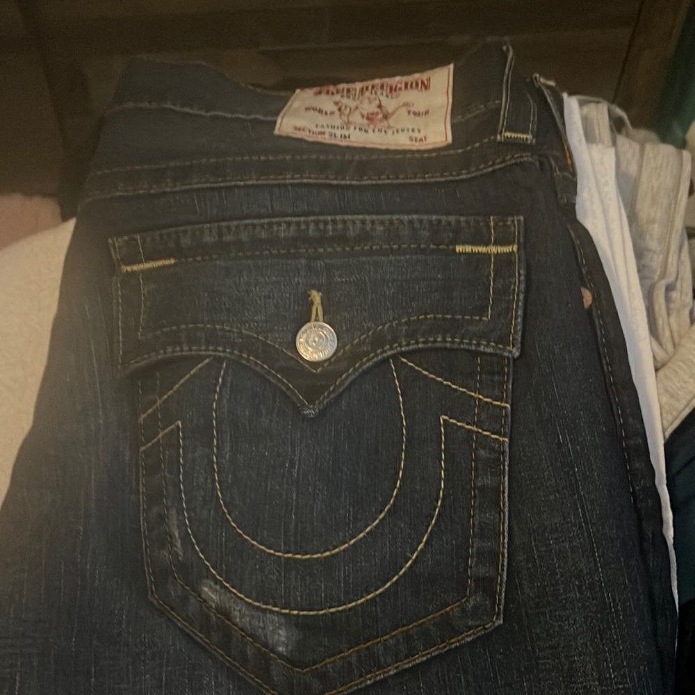 Denim true religion side 36 slim boot cut